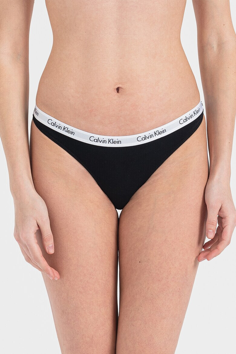 CALVIN KLEIN Танга с еластична лента - 5 чифта - Pepit.bg