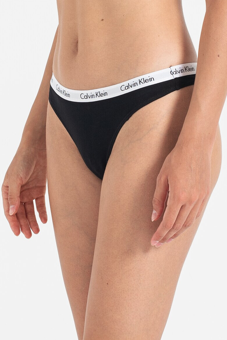 CALVIN KLEIN Танга с еластична лента - 5 чифта - Pepit.bg