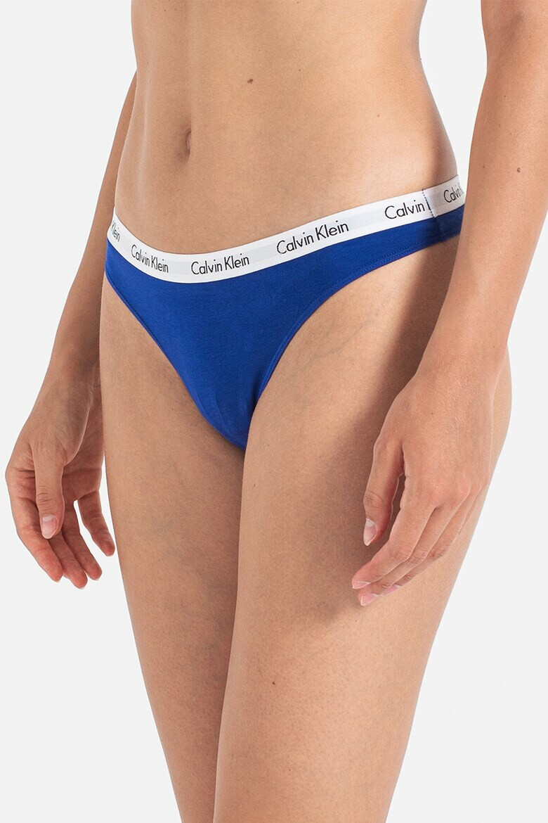 CALVIN KLEIN Танга с еластична лента - 5 чифта - Pepit.bg