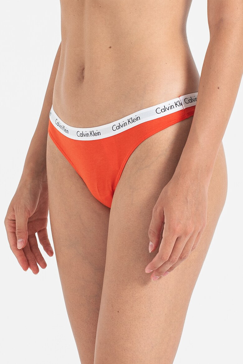CALVIN KLEIN Танга с еластична лента - 5 чифта - Pepit.bg
