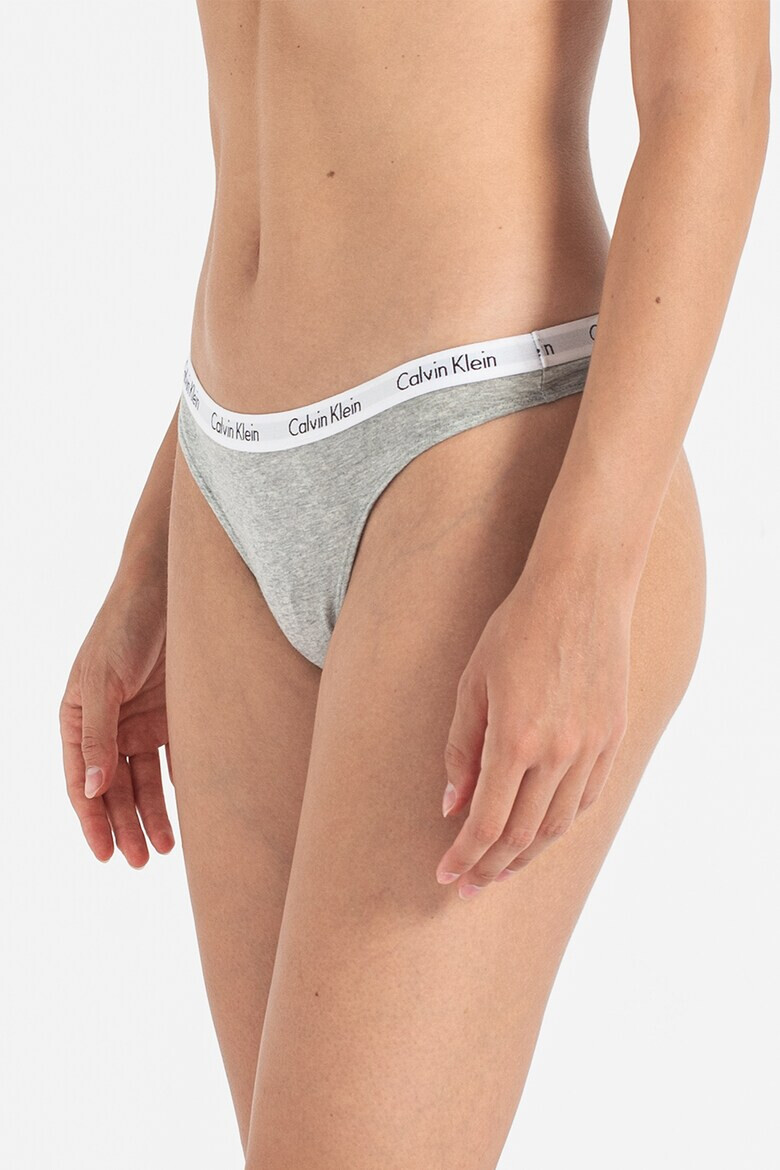 CALVIN KLEIN Танга с еластична лента - 5 чифта - Pepit.bg