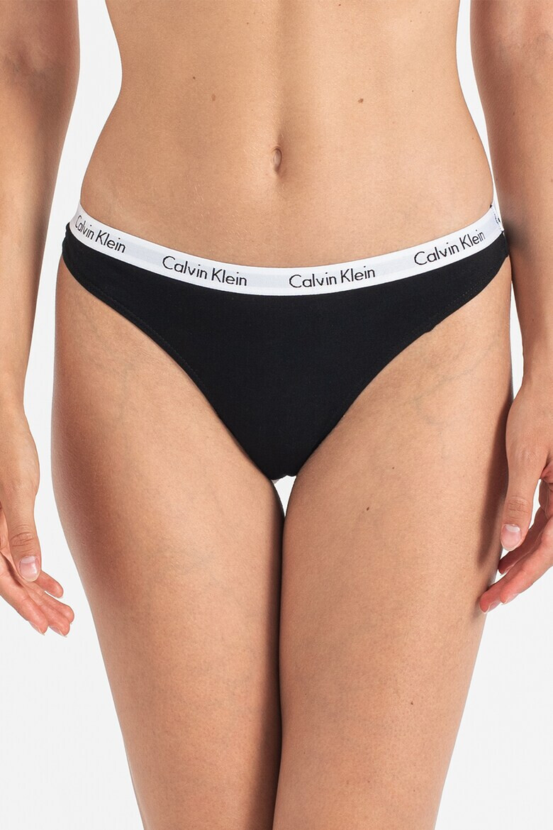 CALVIN KLEIN Танга с еластична лента - 5 чифта - Pepit.bg