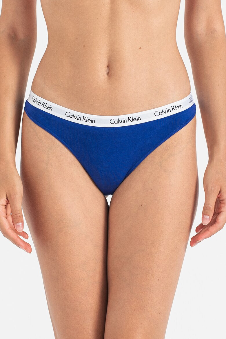 CALVIN KLEIN Танга с еластична лента - 5 чифта - Pepit.bg