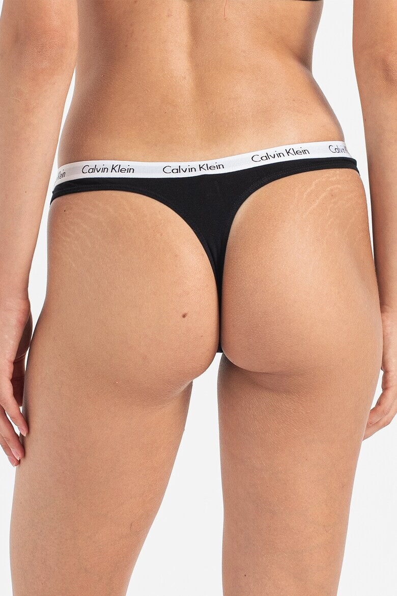 CALVIN KLEIN Танга с еластична лента - 5 чифта - Pepit.bg