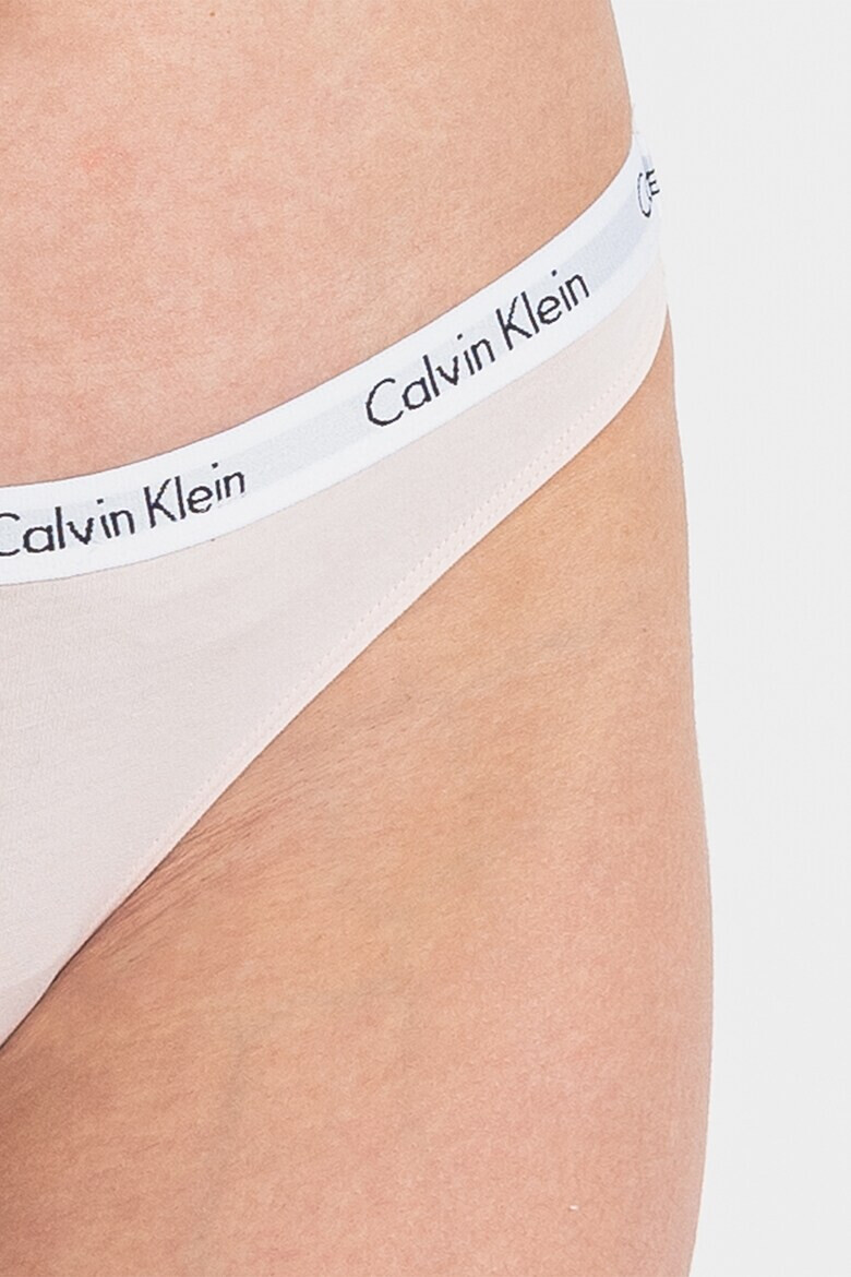 CALVIN KLEIN Танга с еластична лента - 5 чифта - Pepit.bg