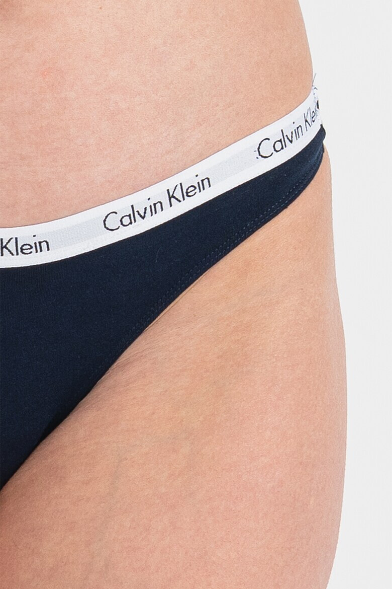 CALVIN KLEIN Танга с еластична лента - 5 чифта - Pepit.bg