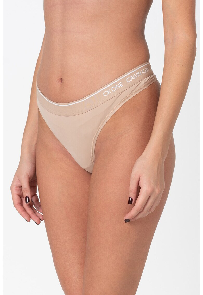 CALVIN KLEIN Танга с лого - Pepit.bg