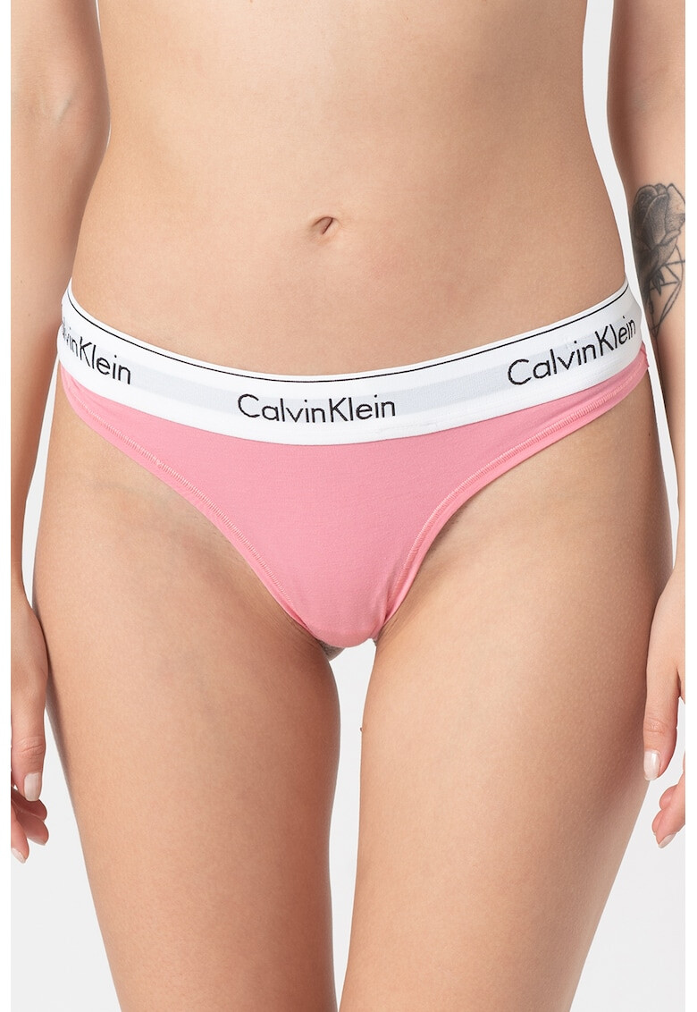 CALVIN KLEIN Танга с лого - Pepit.bg