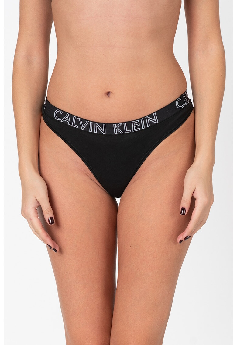 CALVIN KLEIN Танга с лого - Pepit.bg