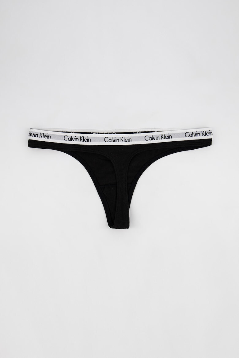CALVIN KLEIN Танга с лого - 3 чифта - Pepit.bg