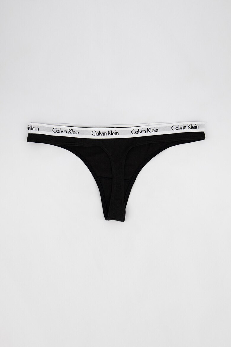 CALVIN KLEIN Танга с лого - 3 чифта - Pepit.bg