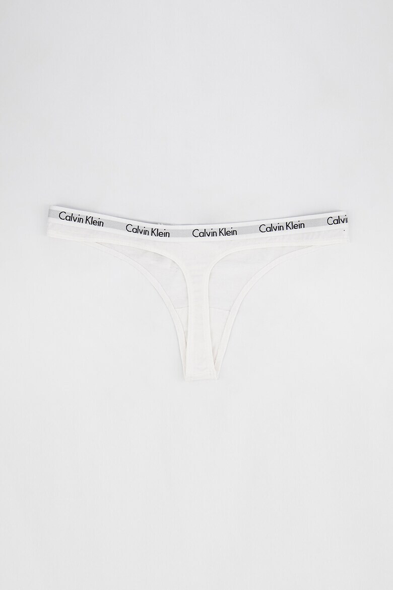 CALVIN KLEIN Танга с лого - 3 чифта - Pepit.bg