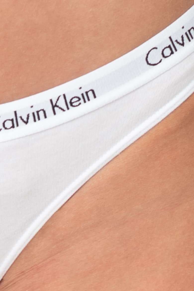 CALVIN KLEIN Танга с лого - 3 чифта - Pepit.bg