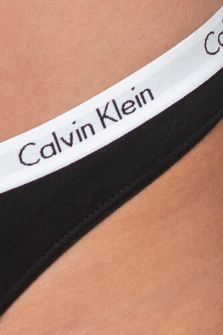 CALVIN KLEIN Танга с лого - 3 чифта - Pepit.bg