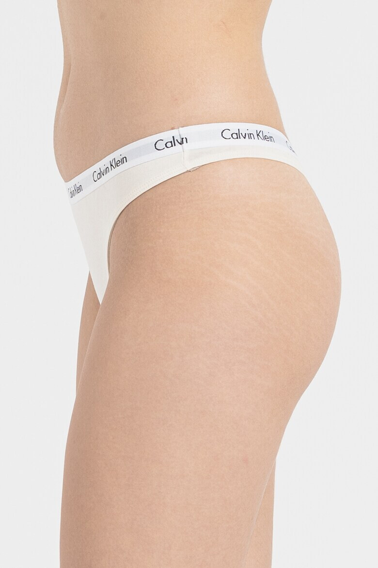 CALVIN KLEIN Танга с лого - 3 чифта - Pepit.bg