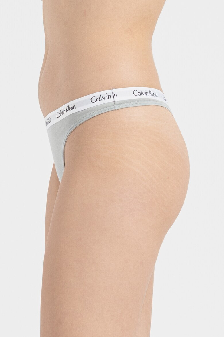 CALVIN KLEIN Танга с лого - 3 чифта - Pepit.bg