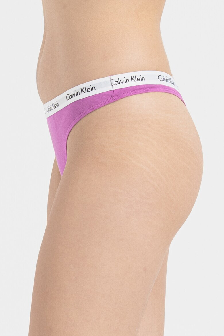 CALVIN KLEIN Танга с лого - 3 чифта - Pepit.bg
