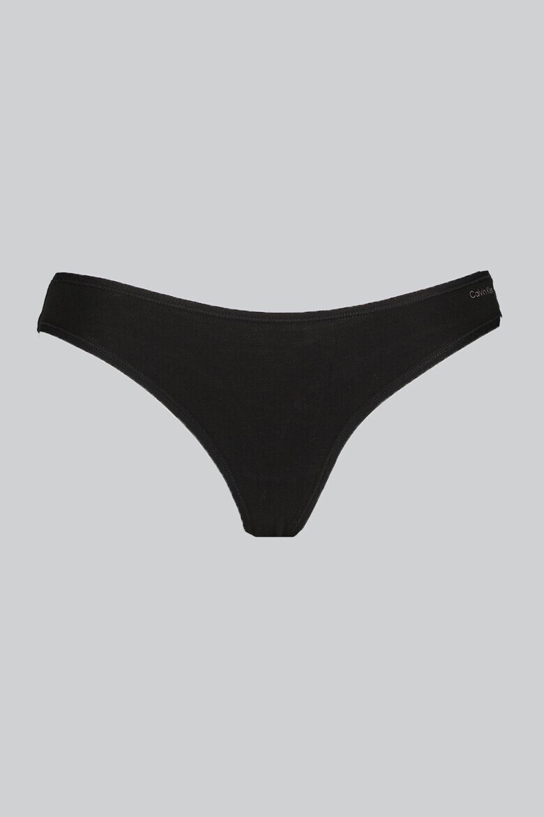 CALVIN KLEIN Танга с лого - 3 чифта - Pepit.bg