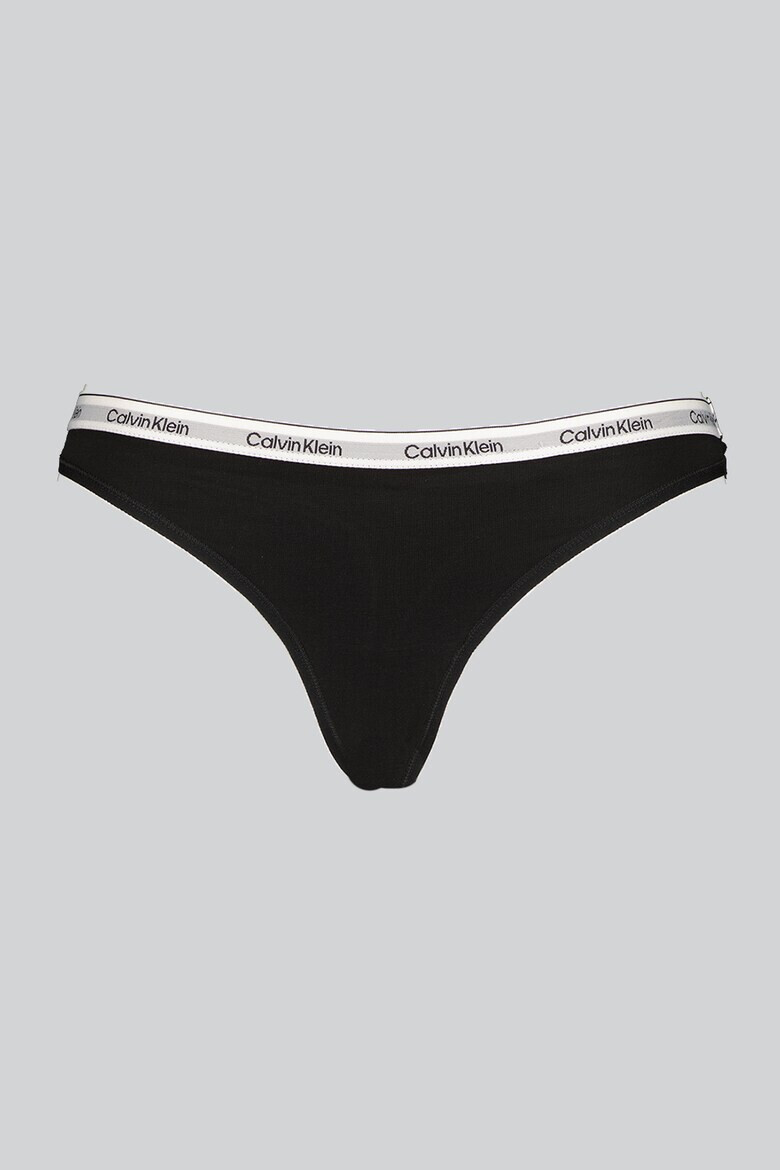 CALVIN KLEIN Танга с лого - 5 чифта - Pepit.bg