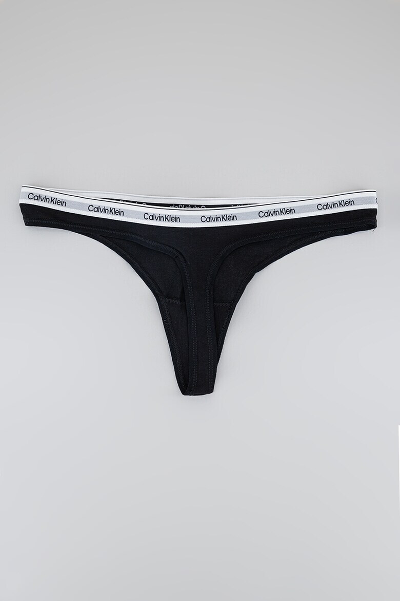 CALVIN KLEIN Танга с лого - 5 чифта - Pepit.bg
