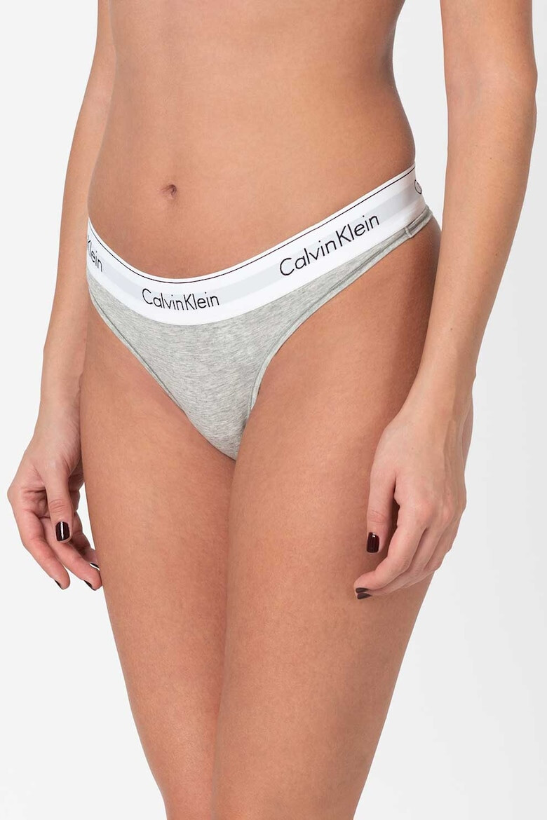 CALVIN KLEIN Танга с модал и лого - Pepit.bg