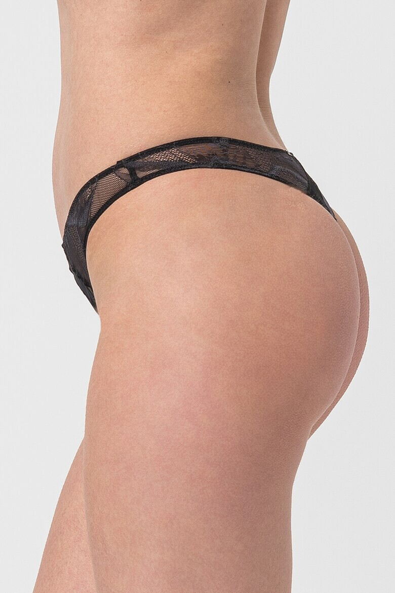 CALVIN KLEIN Танга с мрежести елементи - Pepit.bg