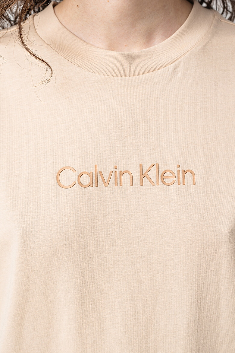 CALVIN KLEIN Тениска с бродирано лого - Pepit.bg