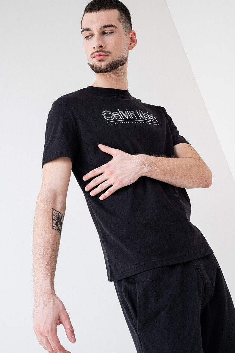 CALVIN KLEIN Тениска с лого - Pepit.bg
