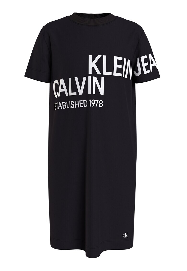 CALVIN KLEIN Тениска с модал с лого - Pepit.bg