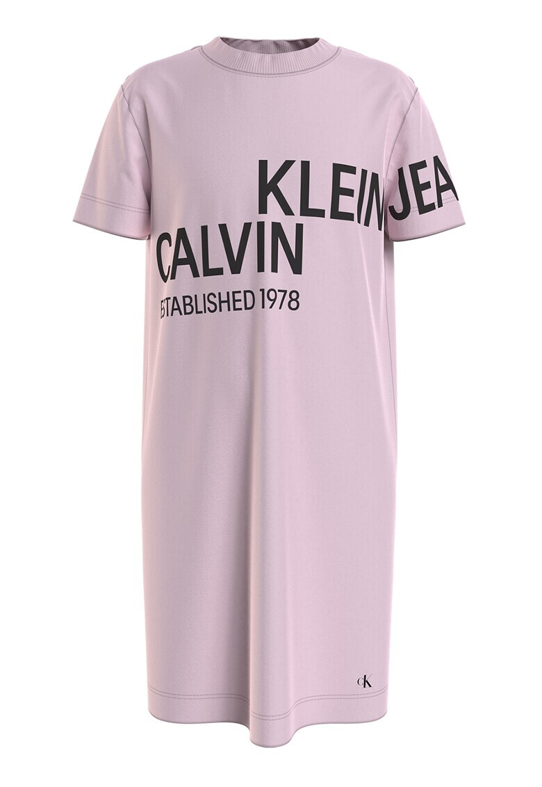 CALVIN KLEIN Тениска с модал с лого - Pepit.bg