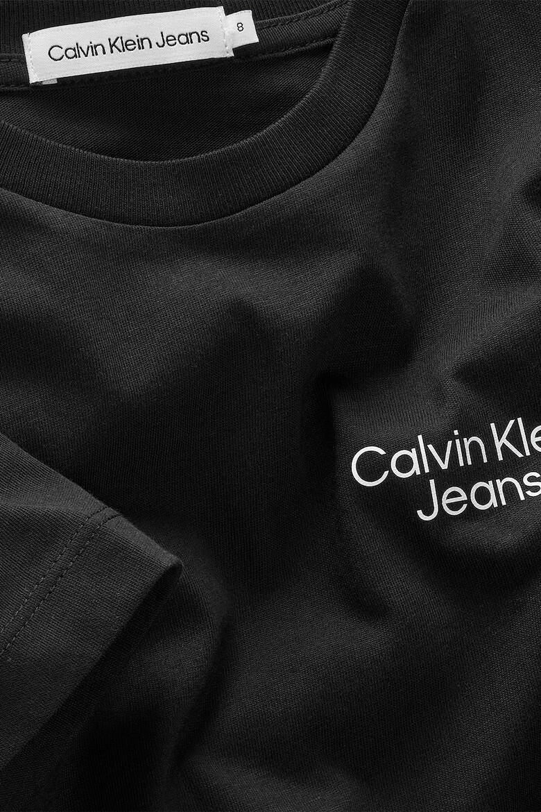 CALVIN KLEIN Тениска с овално деколте и лого - Pepit.bg