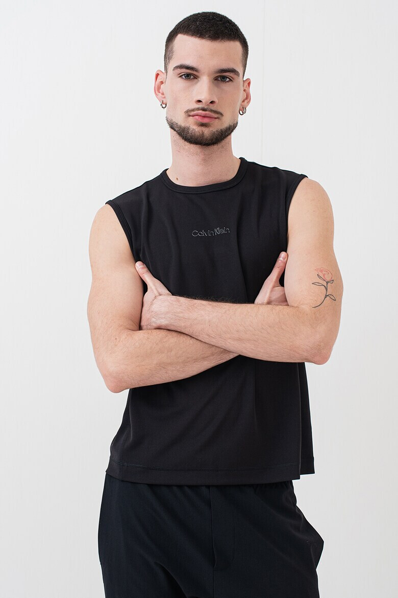 CALVIN KLEIN Тренировъчен топ с лого - Pepit.bg