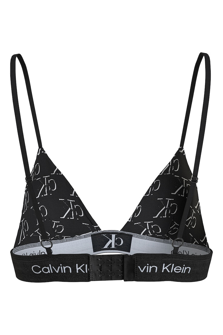 CALVIN KLEIN Триъгълен сутиен с лого - Pepit.bg