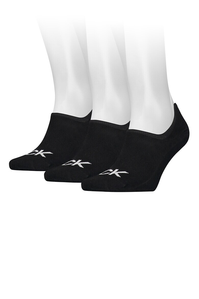 CALVIN KLEIN Унисекс изрязани чорапи - 3 чифта - Pepit.bg