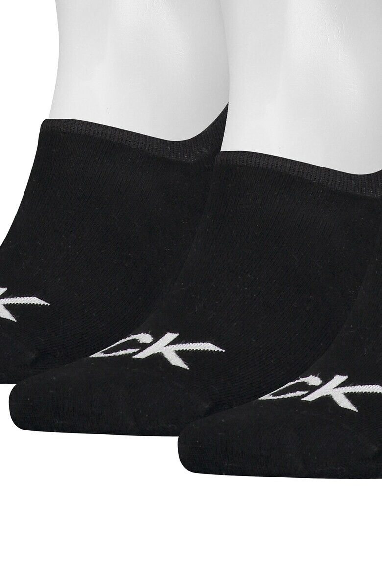 CALVIN KLEIN Унисекс изрязани чорапи - 3 чифта - Pepit.bg