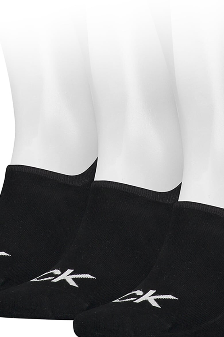 CALVIN KLEIN Унисекс изрязани чорапи - 3 чифта - Pepit.bg