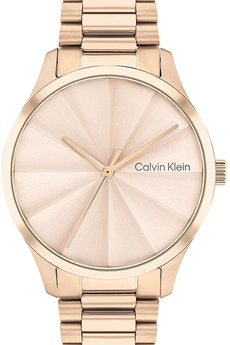 CALVIN KLEIN Унисекс кварцов часовник с лого - Pepit.bg