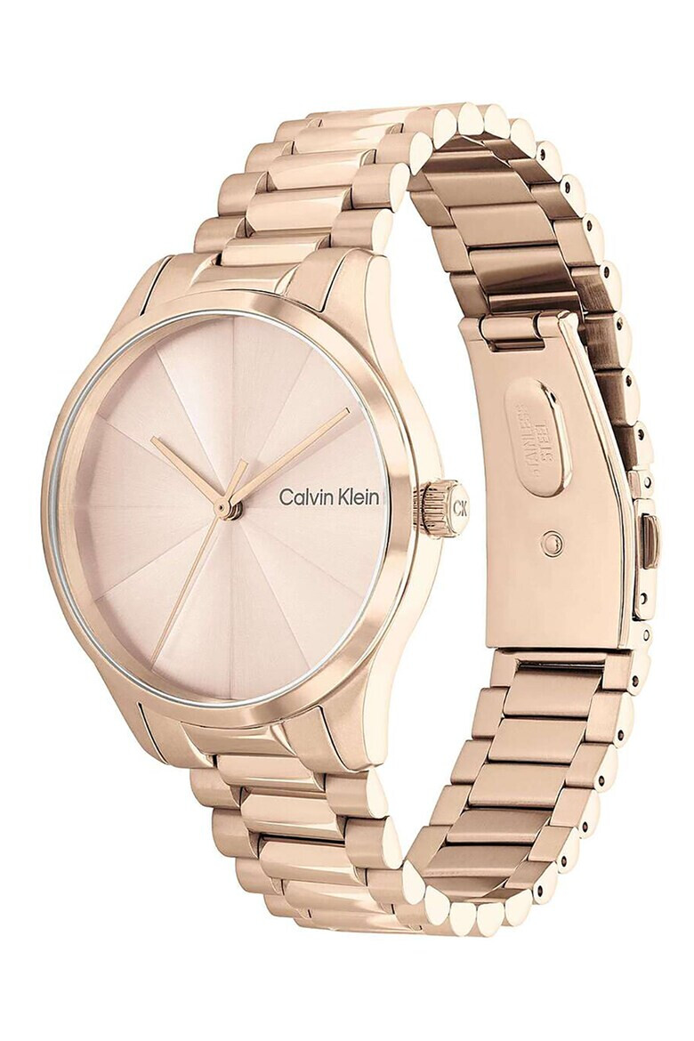 CALVIN KLEIN Унисекс кварцов часовник с лого - Pepit.bg