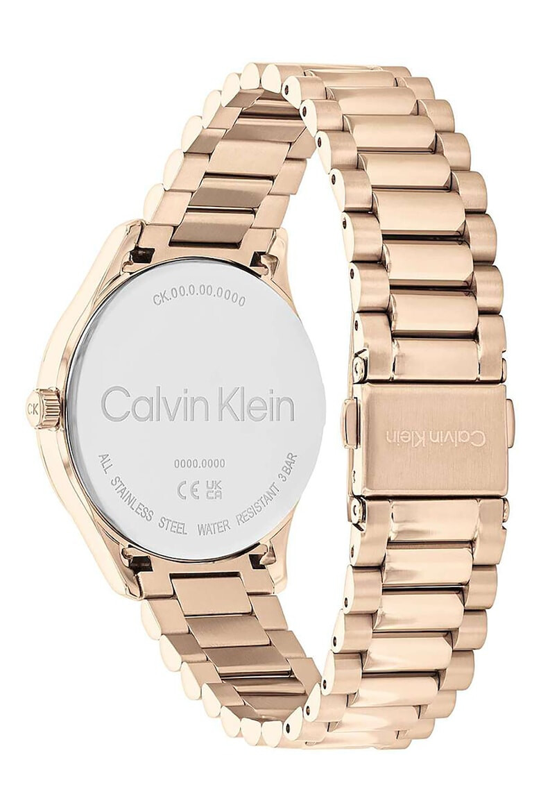 CALVIN KLEIN Унисекс кварцов часовник с лого - Pepit.bg