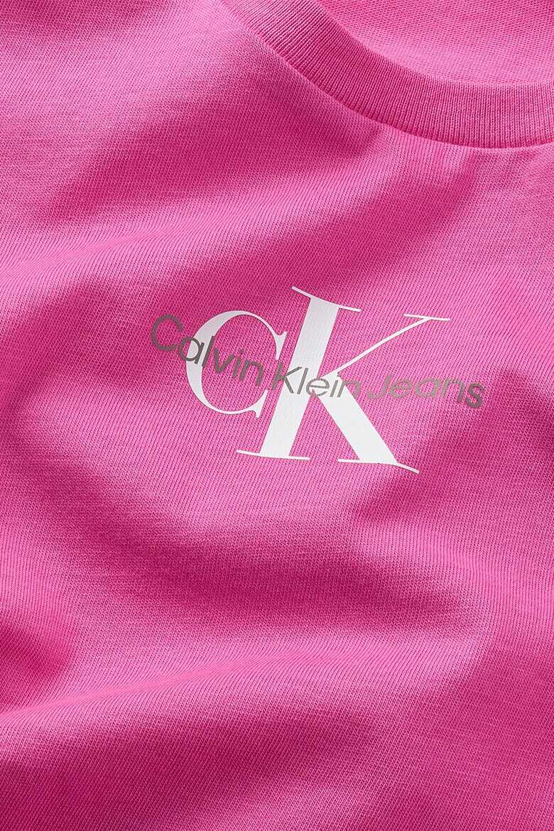 CALVIN KLEIN Вталена тениска с лого - Pepit.bg