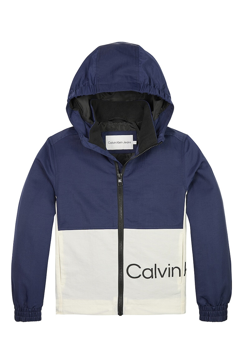 CALVIN KLEIN Яке с цип и лого - Pepit.bg