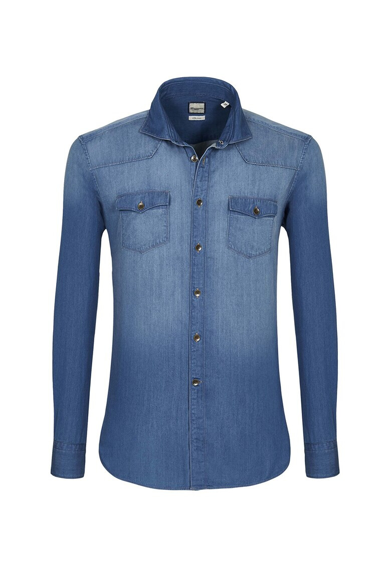 CAMICISSIMA Вталена риза Trendy от деним - Pepit.bg