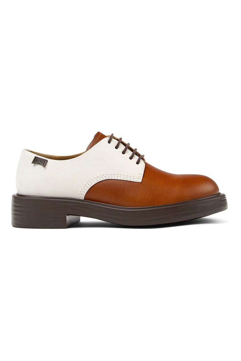 Camper Кожени обувки Dean Oxford - Карамел - Pepit.bg