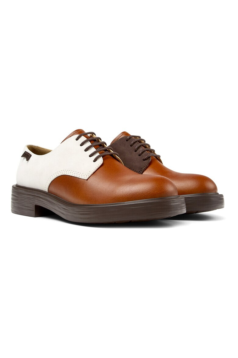 Camper Кожени обувки Dean Oxford - Карамел - Pepit.bg