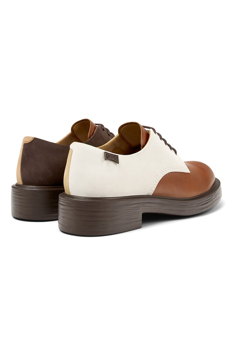 Camper Кожени обувки Dean Oxford - Карамел - Pepit.bg