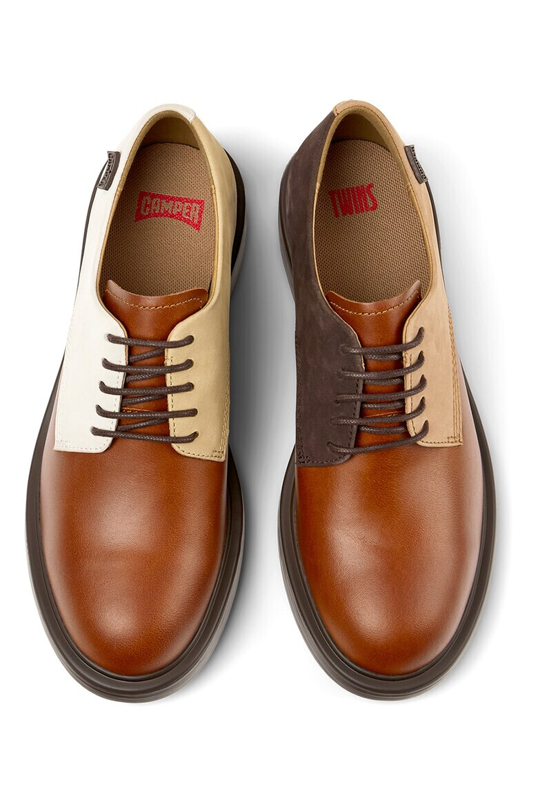 Camper Кожени обувки Dean Oxford - Карамел - Pepit.bg