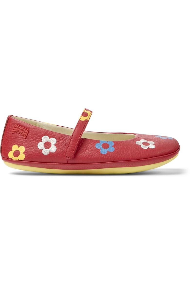 Camper Кожени пантофки Right 26951 с бродерии - Pepit.bg