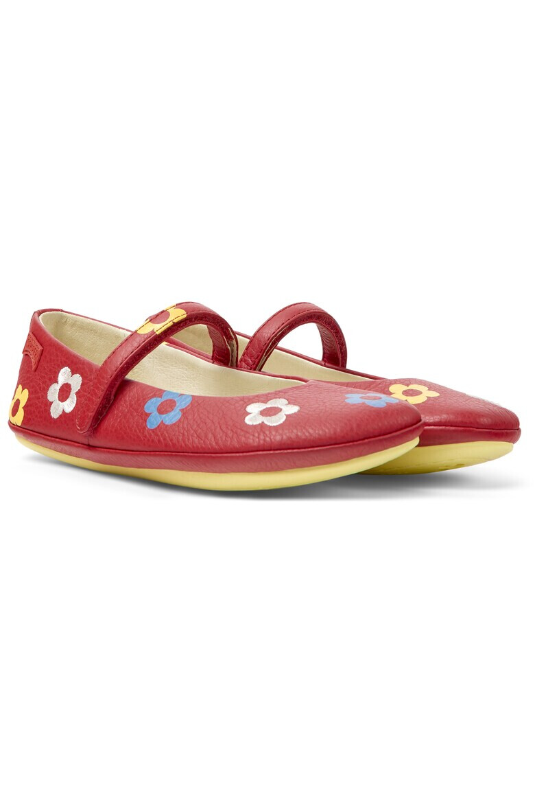 Camper Кожени пантофки Right 26951 с бродерии - Pepit.bg