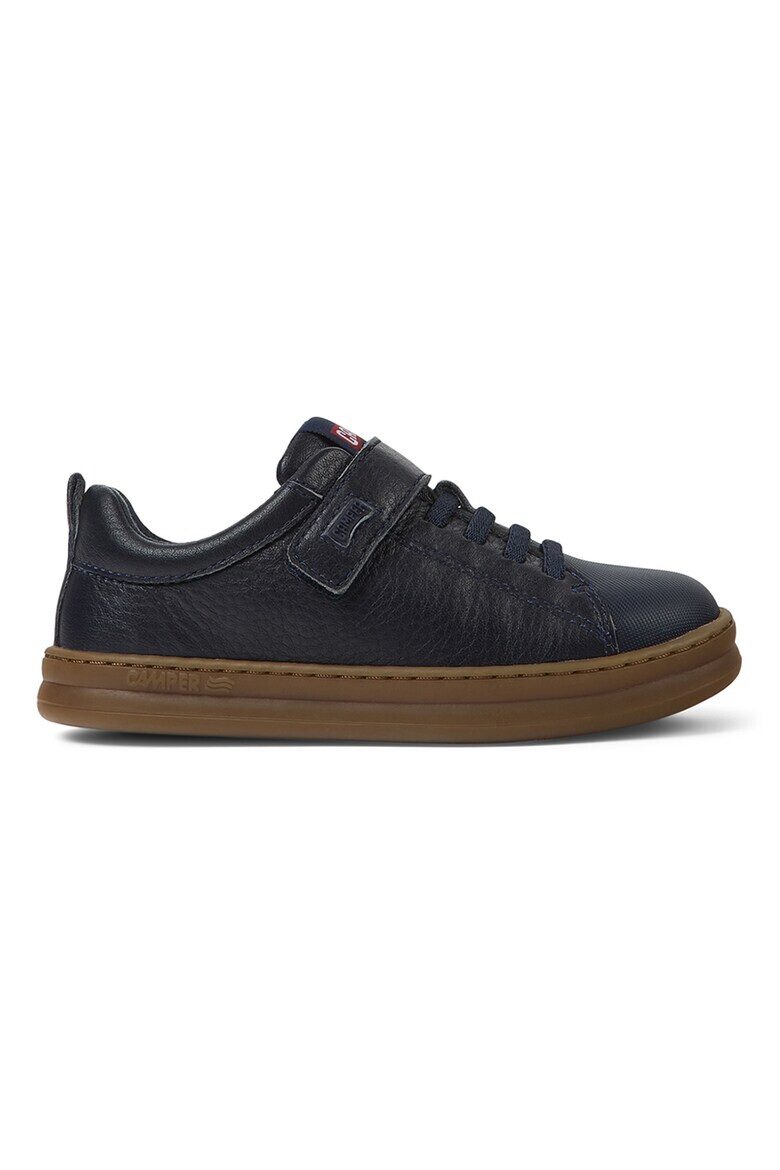 Camper Leather Sneakers With Textile Inserts1 - Тъмносин - Pepit.bg