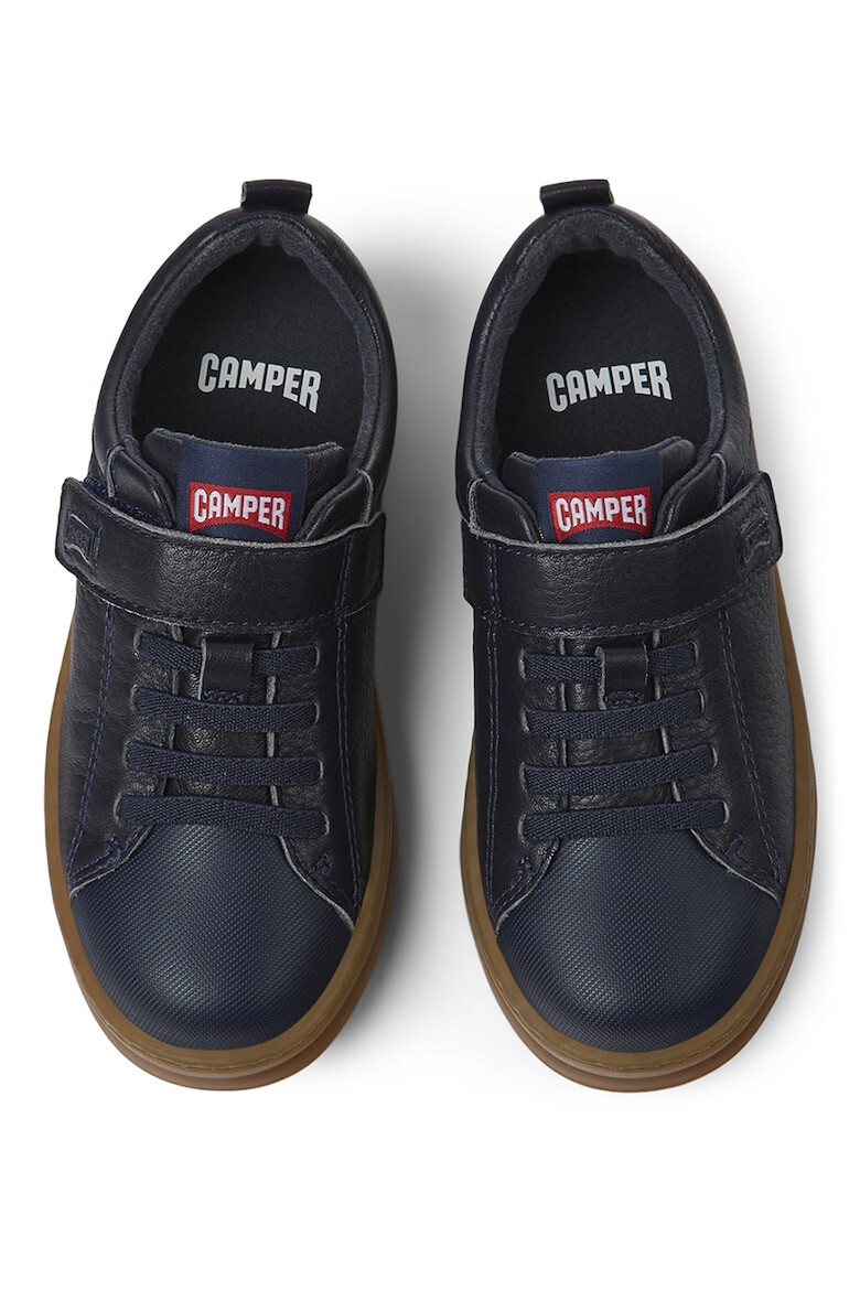 Camper Leather Sneakers With Textile Inserts1 - Тъмносин - Pepit.bg